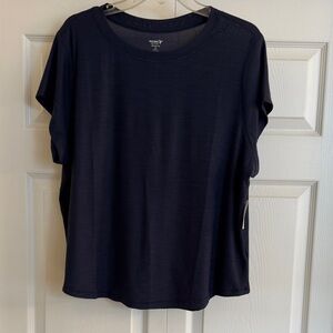 Women’s Old Navy Navy Blue Active Breathable Too Tee XL NWT